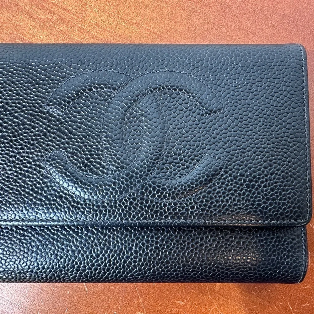 Chanel Black leather wallet - Picture 5 of 10